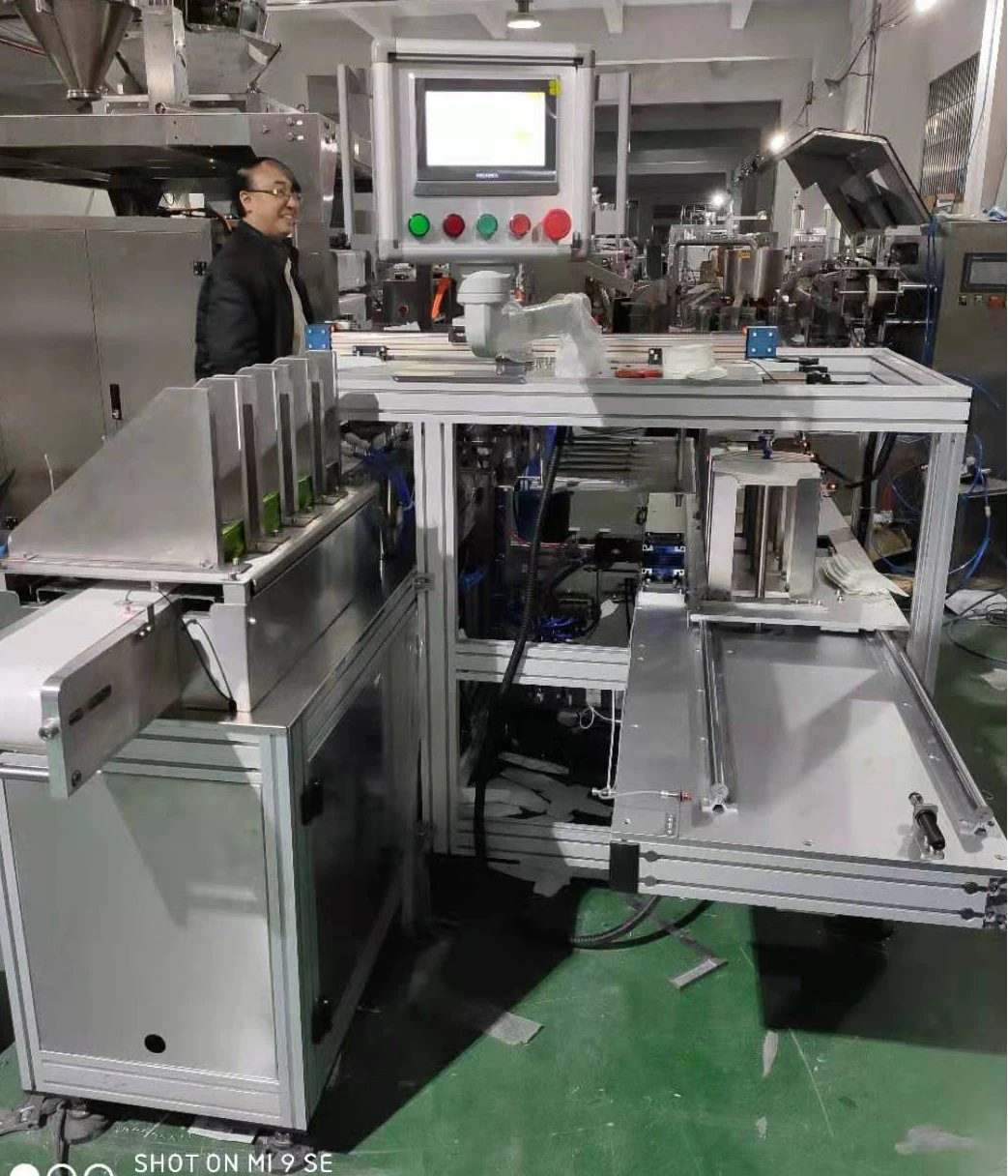 Auto High Efficient Korea Kf94/ KN95/ N95 Fish Face Masks Mask Packing Machines