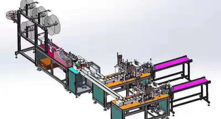 Automatic Flat Mask Slice Forming Machines