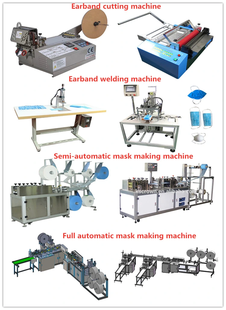 Wl-N95ED Automatic Rotate Kn95 Mask Earloop Welding Machine