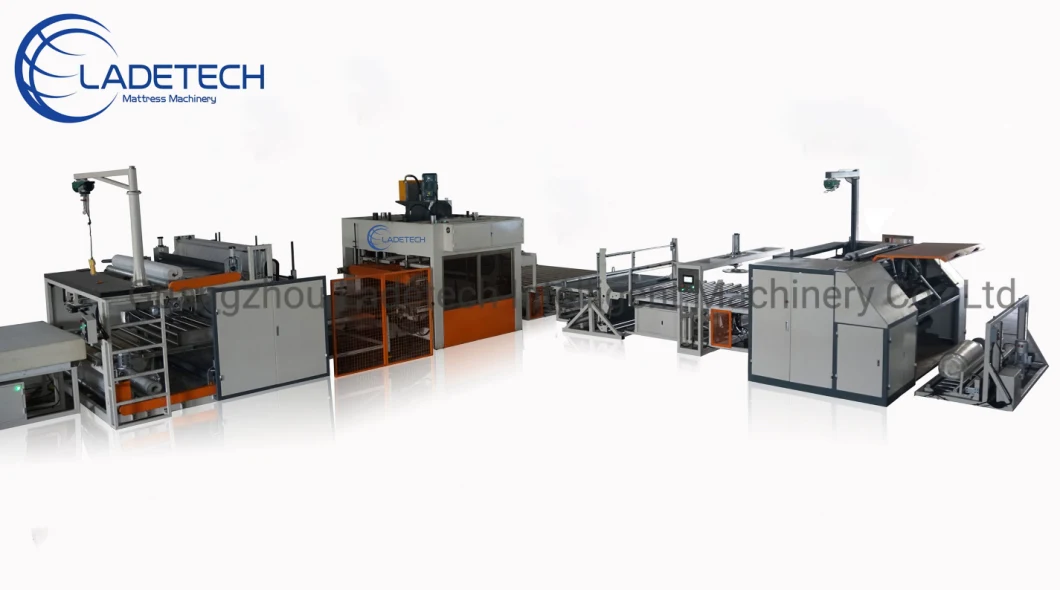 LDT-APL Fully Automatic Automatic Mattress Compression-Folding-Roll Packing Machine For Foam, Latex And Spring Mattress