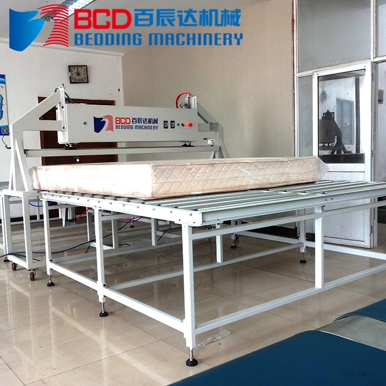 2.4kw 500kg Horizontal Mattress Plastic Bag Roll-Packing Machine